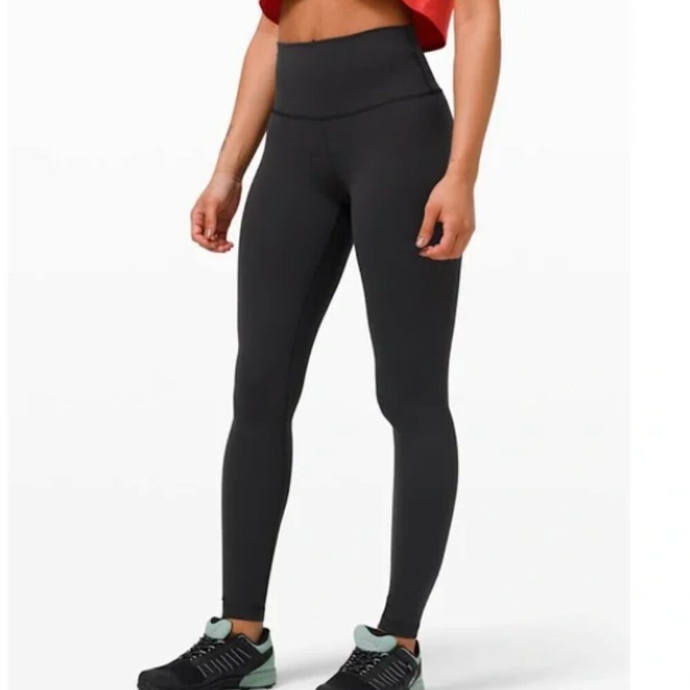 Lululemon Wunder Train High-Rise Tight Leggings in Black Size 4 Tall
